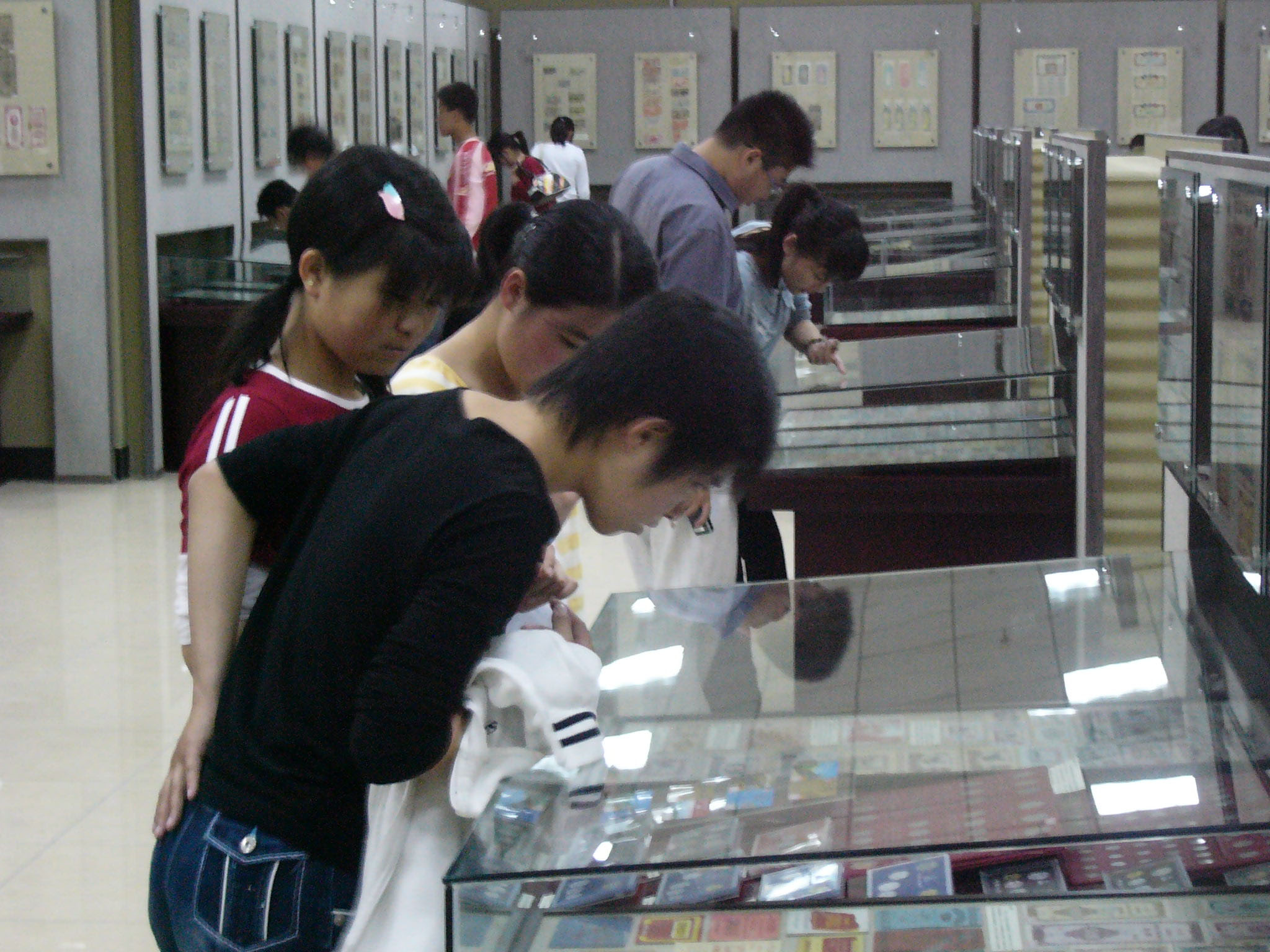 聚精会神地观赏